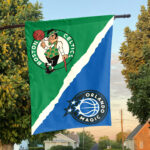 Boston vs Orlando House Divided Flag, NBA House Divided Flag