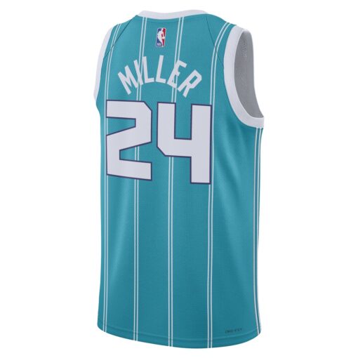 Brandon Miller Charlotte Hornets Unisex NBA Draft Swingman Jersey – Icon Edition – Teal, Limited Replica Fan Edition