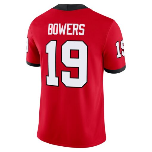 Brock Bowers Georgia Bulldogs Nike Player Game Jersey – Red, Limited Replica Fan Edition