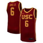 Bronny James USC Trojans Nike Replica Basketball Jersey - Cardinal, Limited Replica Fan Edition
