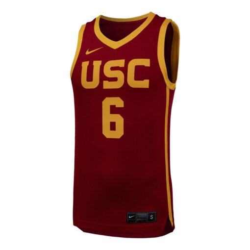 Bronny James USC Trojans Nike Replica Basketball Jersey – Cardinal, Limited Replica Fan Edition