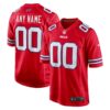 Buffalo Bills Alternate Custom Game Jersey - Red, Limited Replica Fan Edition