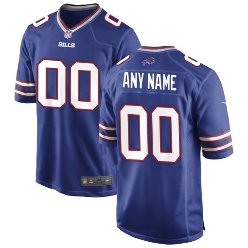 Buffalo Bills  Custom Game Jersey – Royal, Limited Replica Fan Edition