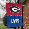 Bulldogs vs Custom Team House Divided Flag, Custom House Flag 1 Bulldogs vs Custom Team House Divided Flag, Custom House Flag