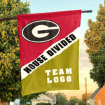 Bulldogs vs Custom Team House Divided Flag, Custom Rivalry Flag