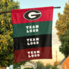 Bulldogs vs Custom Team House Divided Flag, NCAA Rival Flag
