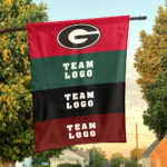 Bulldogs vs Custom Team House Divided Flag, NCAA Rival Flag