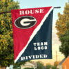 Bulldogs vs Custom Team House Divided Flag, NCAA Rivalry Flag