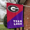 Bulldogs vs Custom Team House Divided Flag, Personalized Team Flag 1 Bulldogs vs Custom Team House Divided Flag, Personalized Team Flag
