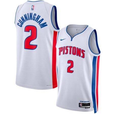 Cade Cunningham Detroit Pistons Unisex Swingman Jersey – Association Edition – White, Limited Replica Fan Edition