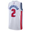 Cade Cunningham Detroit Pistons Unisex Swingman Jersey - Association Edition - White, Limited Replica Fan Edition