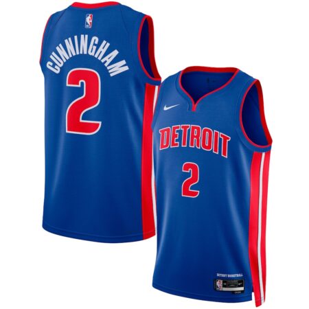 Cade Cunningham Detroit Pistons Unisex Swingman Jersey – Icon Edition – Blue, Limited Replica Fan Edition