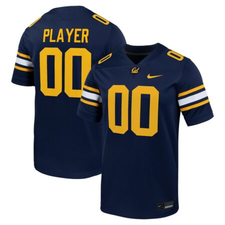 Cal Bears Nike NIL Pick-A-Player Football Game Jersey – Navy, Limited Replica Fan Edition