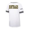 Cal State Long Beach The Beach Colosseum Free Spirited Mesh Button-Up Baseball Jersey - White, Limited Replica Fan Edition