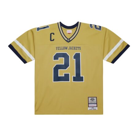 Calvin Johnson Georgia Tech Yellow Jackets Mitchell & Ness 2006 College Vault Legacy Jersey – Gold, Limited Replica Fan Edition
