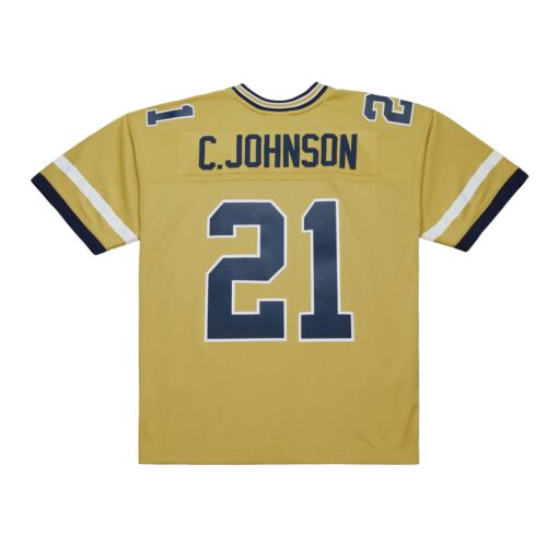 Calvin Johnson Georgia Tech Yellow Jackets Mitchell & Ness 2006 College Vault Legacy Jersey – Gold, Limited Replica Fan Edition