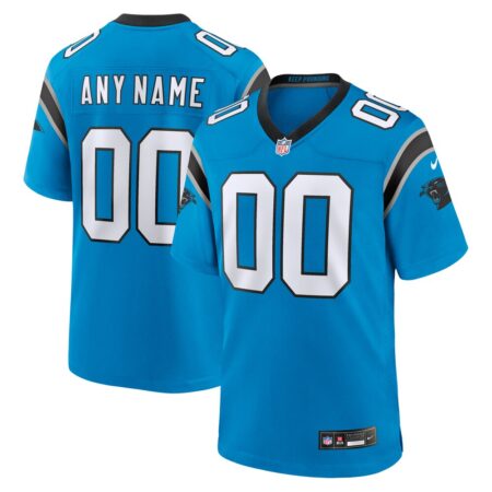 Carolina Panthers  Alternate Custom Game Jersey – Blue, Limited Replica Fan Edition