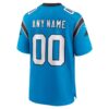 Carolina Panthers Alternate Custom Game Jersey - Blue, Limited Replica Fan Edition
