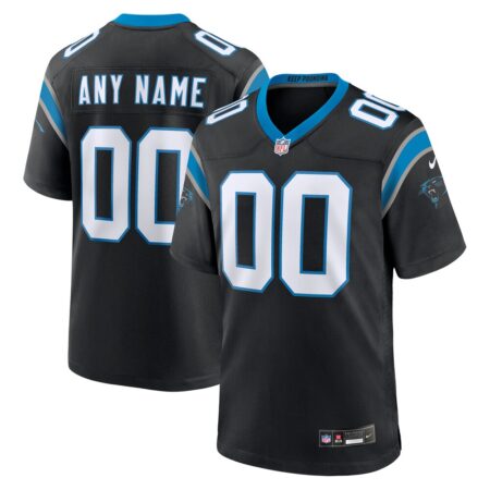 Carolina Panthers  Custom Game Jersey – Black, Limited Replica Fan Edition