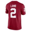 CeeDee Lamb Oklahoma Sooners Jordan Brand Alumni Player Game Jersey - Crimson, Limited Replica Fan Edition