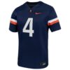 Chandler Morris Virginia Cavaliers Nike Home Mens NIL Football Game Jersey - Navy, Limited Replica Fan Edition