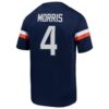 Chandler Morris Virginia Cavaliers Nike Home Mens NIL Football Game Jersey - Navy, Limited Replica Fan Edition