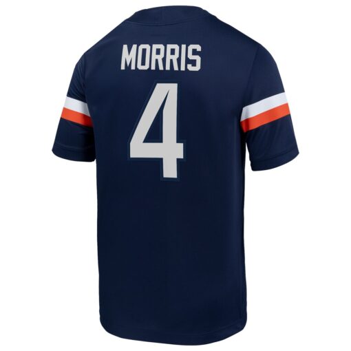 Chandler Morris Virginia Cavaliers Nike Home Mens NIL Football Game Jersey – Navy, Limited Replica Fan Edition
