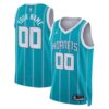 Charlotte Hornets Jordan Brand Unisex Swingman Custom Jersey Teal - Icon Edition, Limited Replica Fan Edition