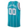 Charlotte Hornets Jordan Brand Unisex Swingman Custom Jersey Teal - Icon Edition, Limited Replica Fan Edition