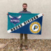 Charlotte vs Indiana House Divided Flag, NBA House Divided Flag 2 Charlotte vs Indiana House Divided Flag, NBA House Divided Flag
