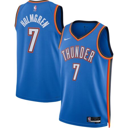 Chet Holmgren Oklahoma City Thunder Unisex 2022 NBA Draft First Round Pick Player Swingman Jersey – Icon E, Limited Replica Fan Edition