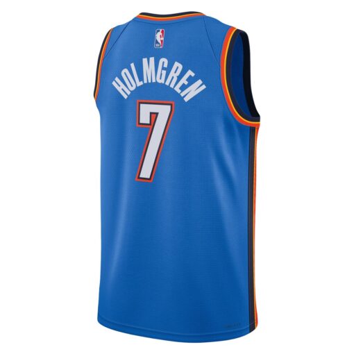 Chet Holmgren Oklahoma City Thunder Unisex 2022 NBA Draft First Round Pick Player Swingman Jersey – Icon E, Limited Replica Fan Edition