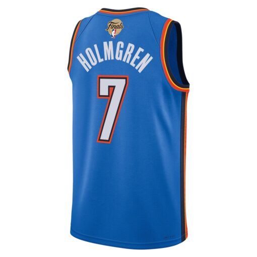 Chet Holmgren Oklahoma City Thunder Unisex 2025 NBA Finals Swingman Jersey – Icon Edition – Blue, Limited Replica Fan Edition