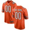 Chicago Bears Alternate Custom Game Jersey - Orange, Limited Replica Fan Edition