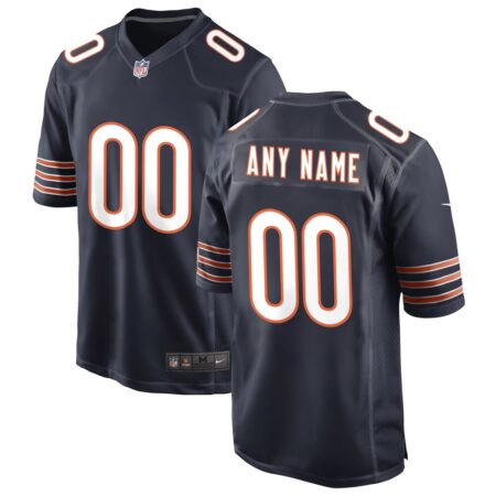 Chicago Bears  Custom Game Jersey – Navy, Limited Replica Fan Edition