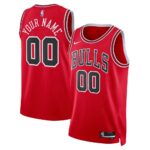 Chicago Bulls Unisex Swingman Custom Jersey Red - Icon Edition, Limited Replica Fan Edition