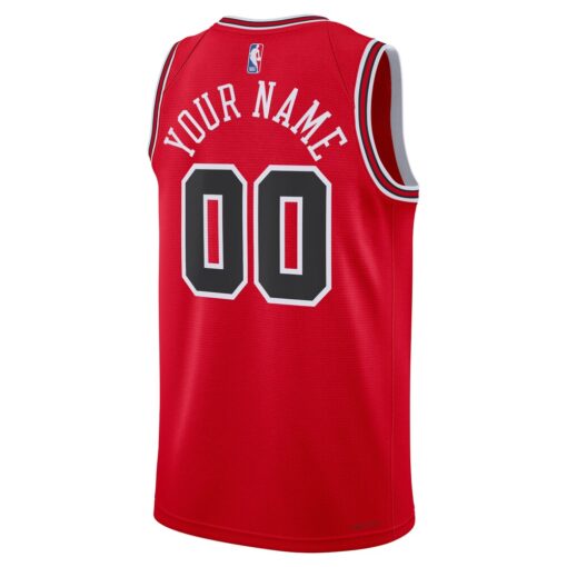 Chicago Bulls Unisex Swingman Custom Jersey Red – Icon Edition, Limited Replica Fan Edition