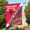 Chicago vs Cleveland House Divided Flag, NBA House Divided Flag