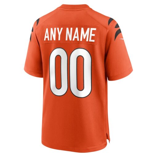 Cincinnati Bengals  Alternate Game Custom Jersey – Orange, Limited Replica Fan Edition