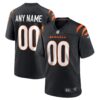 Cincinnati Bengals Game Custom Jersey - Black, Limited Replica Fan Edition
