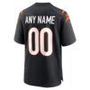 Cincinnati Bengals Game Custom Jersey - Black, Limited Replica Fan Edition