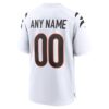 Cincinnati Bengals Game Custom Jersey - White, Limited Replica Fan Edition