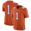 Clemson Tigers Nike 1 Home Game Jersey - Orange, Limited Replica Fan Edition