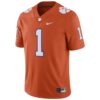 Clemson Tigers Nike 1 Home Game Jersey - Orange, Limited Replica Fan Edition