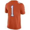 Clemson Tigers Nike 1 Home Game Jersey - Orange, Limited Replica Fan Edition