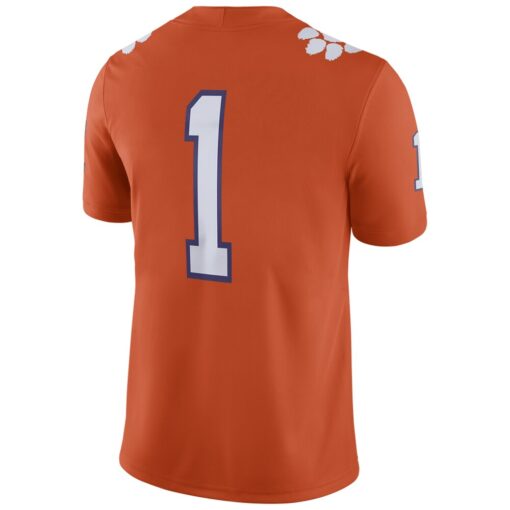 Clemson Tigers Nike 1 Home Game Jersey – Orange, Limited Replica Fan Edition