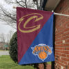 Cleveland vs New York House Divided Flag, NBA House Divided Flag 1 Cleveland vs New York House Divided Flag, NBA House Divided Flag
