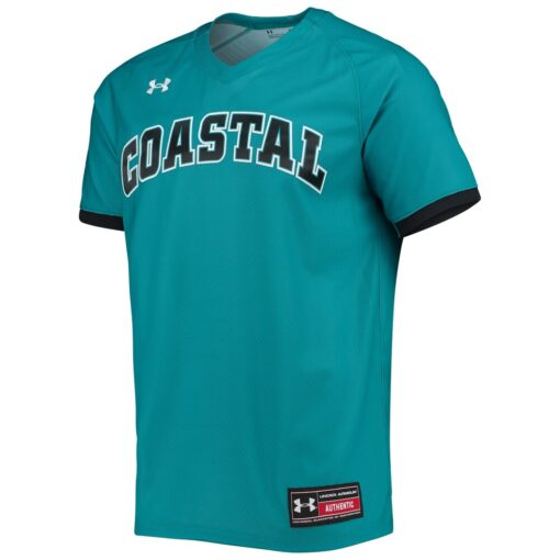 Coastal Carolina Chanticleers Under Armour Replica Baseball Jersey – Teal, Limited Replica Fan Edition
