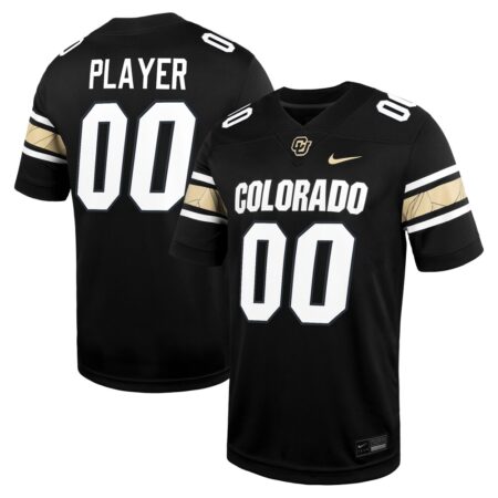 Colorado Buffaloes Nike NIL Pick-A-Player Football Game Jersey – Black, Limited Replica Fan Edition