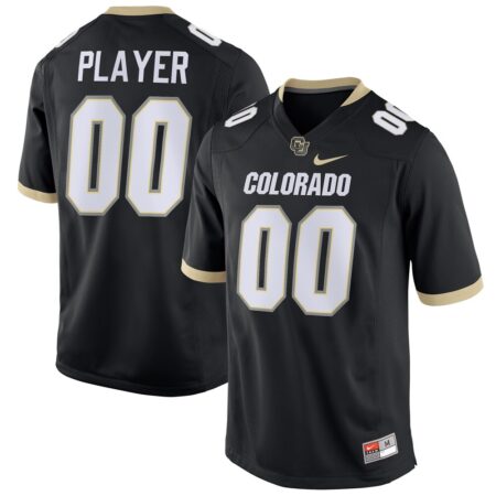 Colorado Buffaloes Nike Pick-A-Player NIL Replica Football Jersey – Black, Limited Replica Fan Edition